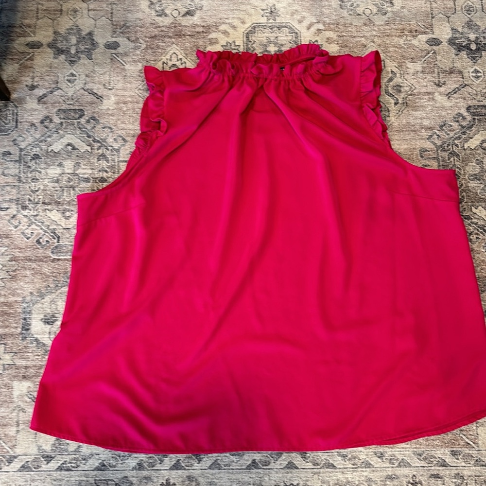 Set The Tone Ruffle Trim Sleeveless Top ✨ $25 SALE ✨
